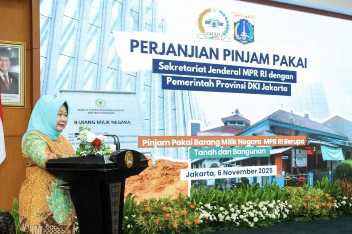 MPR-Pemrov DKI teken perjanjian pinjam pakai barang milik negara 