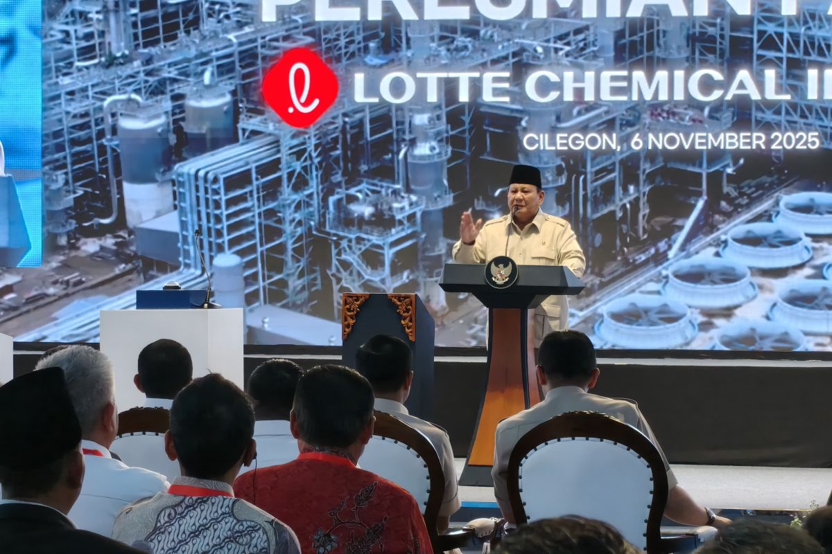 Prabowo: Jokowi paling berjasa memulai proyek pabrik petrokimia Lotte