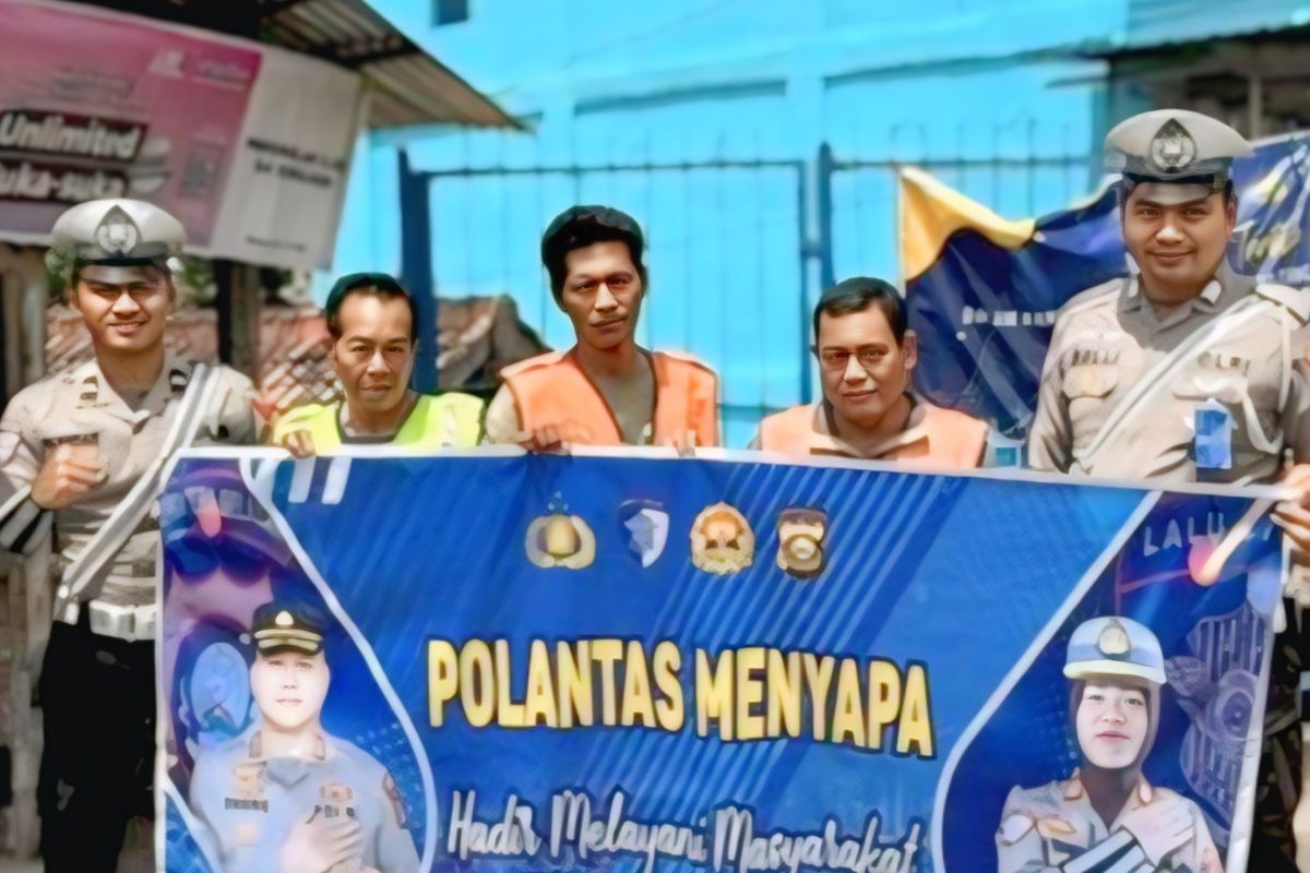 Polres OKU Sumsel gencarkan Program Polantas Menyapa