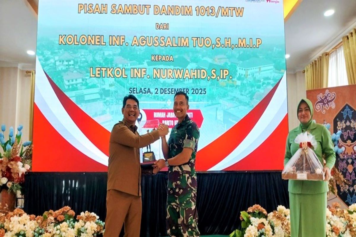 Shalahuddin berbagi kisah menuju kursi bupati saat pisah sambut Dandim Muara Teweh