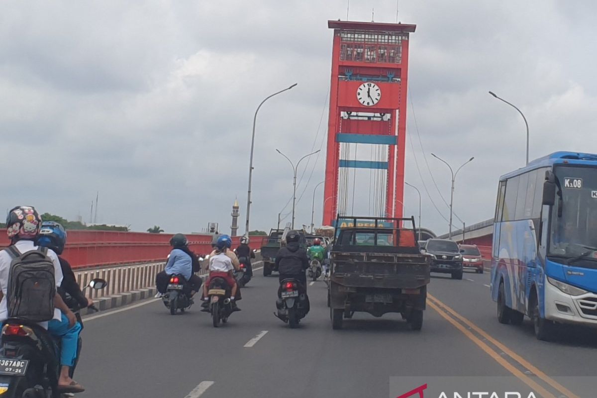 Jembatan Ampera Palembang ditutup saat malam Tahun Baru 2026