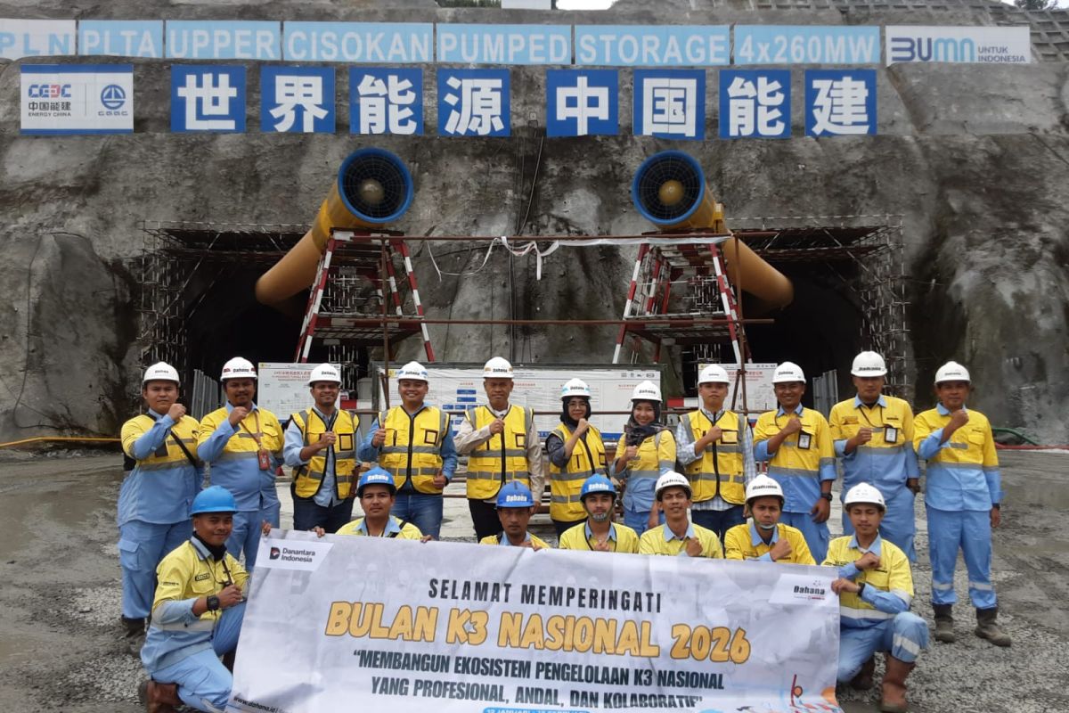 Dirut Dahana Kunjungi Proyek PLTA Upper Cisokan, Tegaskan Komitmen K3 dan Mutu Kerja