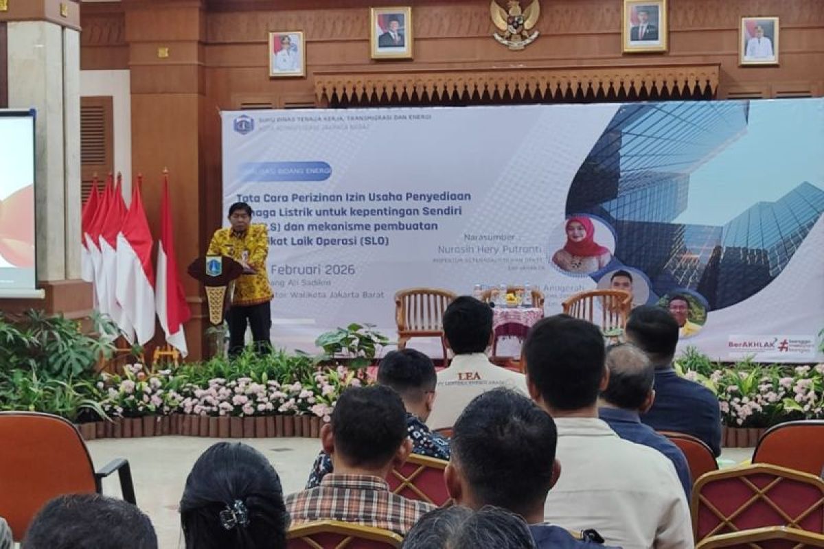 Pemkot Jakbar sosialisasikan izin usaha penyediaan tenaga listrik