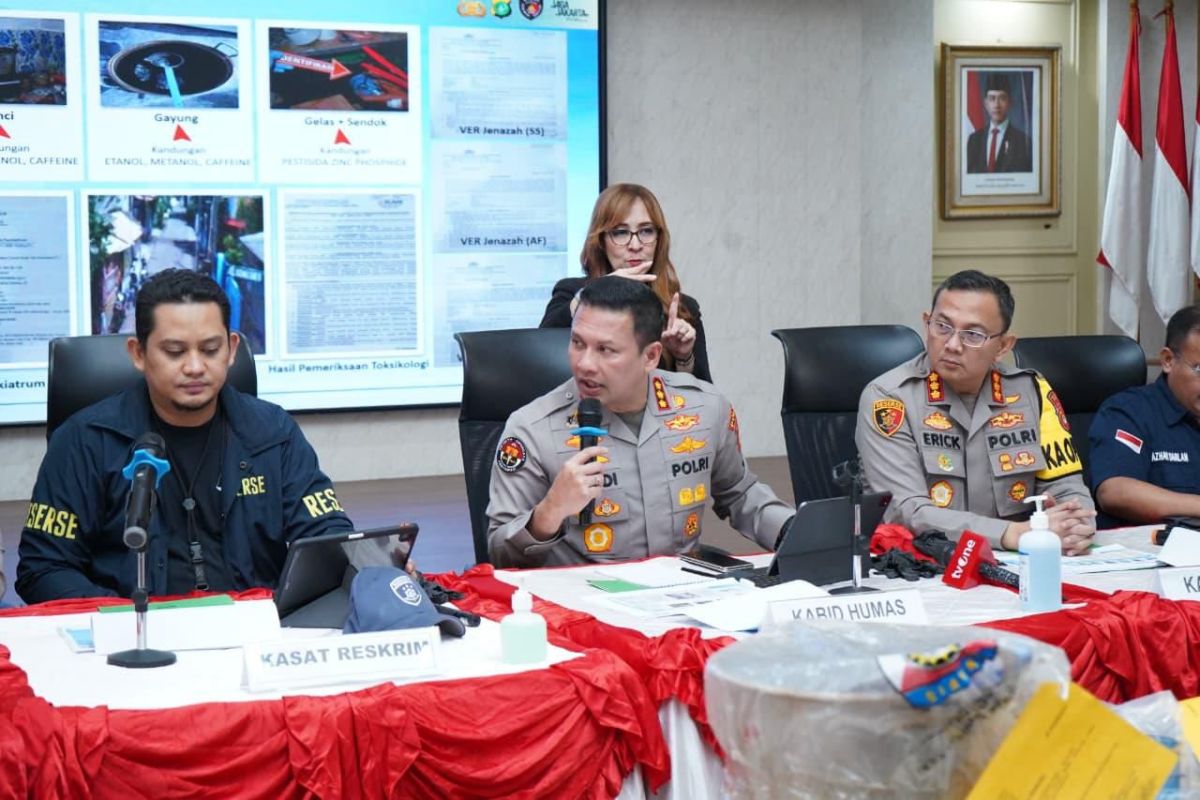Polisi sebut kasus keracunan di Warakas murni pembunuhan berencana