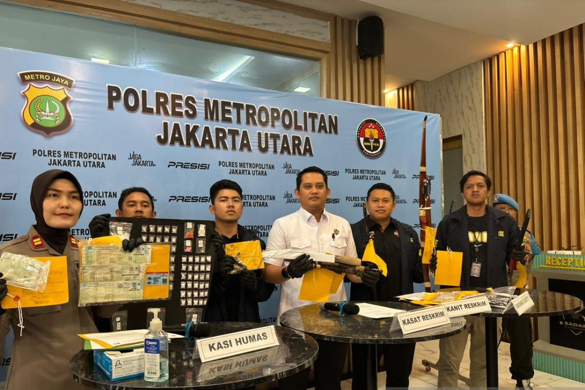 Polisi ungkap kasus curanmor dan peredaran narkotika di Jakarta Utara