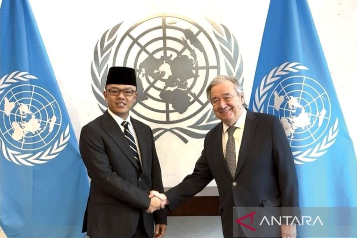 Menlu tegaskan RI aktif dukung Palestina kepada mitra di Markas PBB