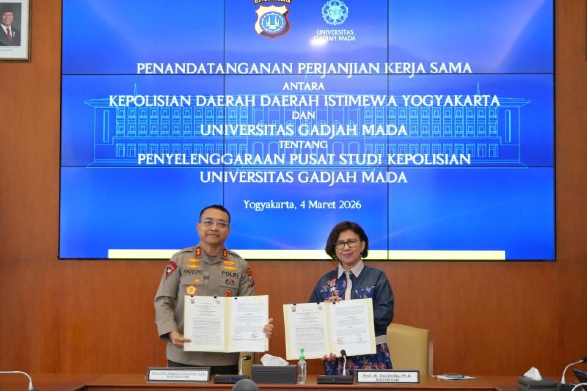 Polda DIY-UGM sepakat mendirikan Pusat Studi Kepolisian