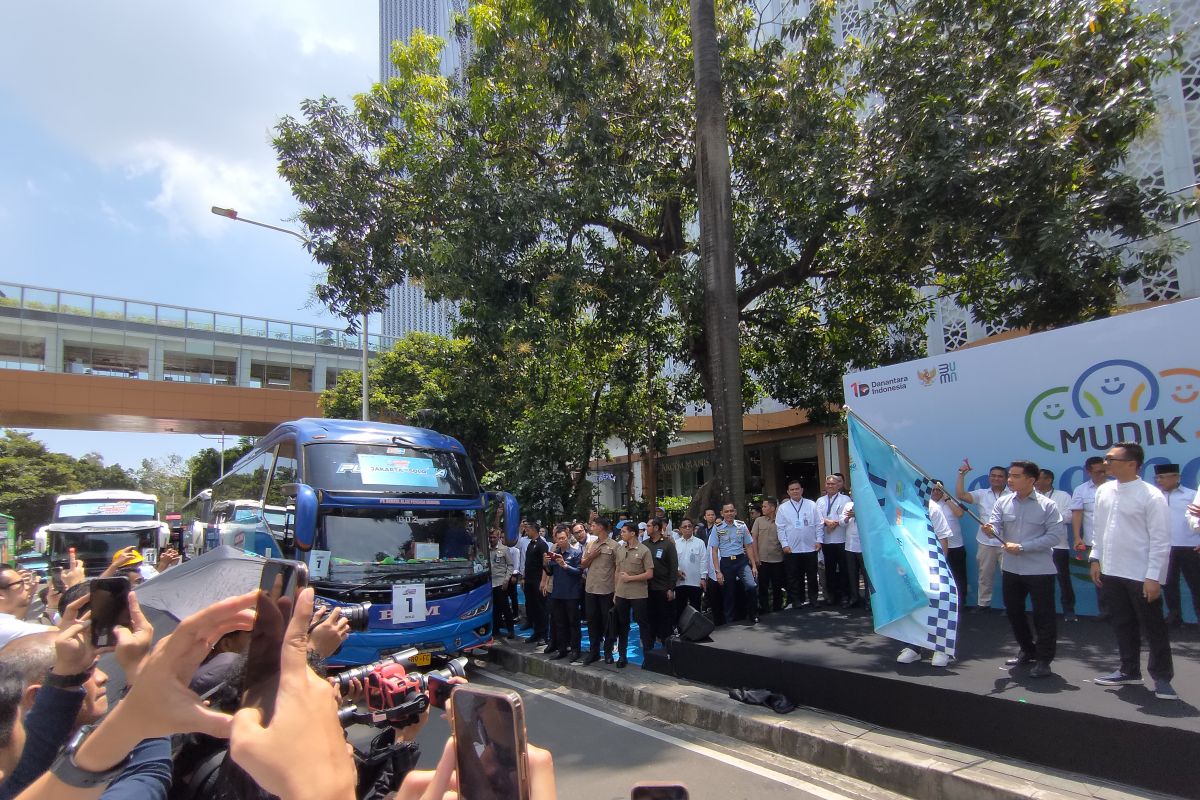 Wapres Gibran lepas 1.900 peserta mudik Danareksa 2026