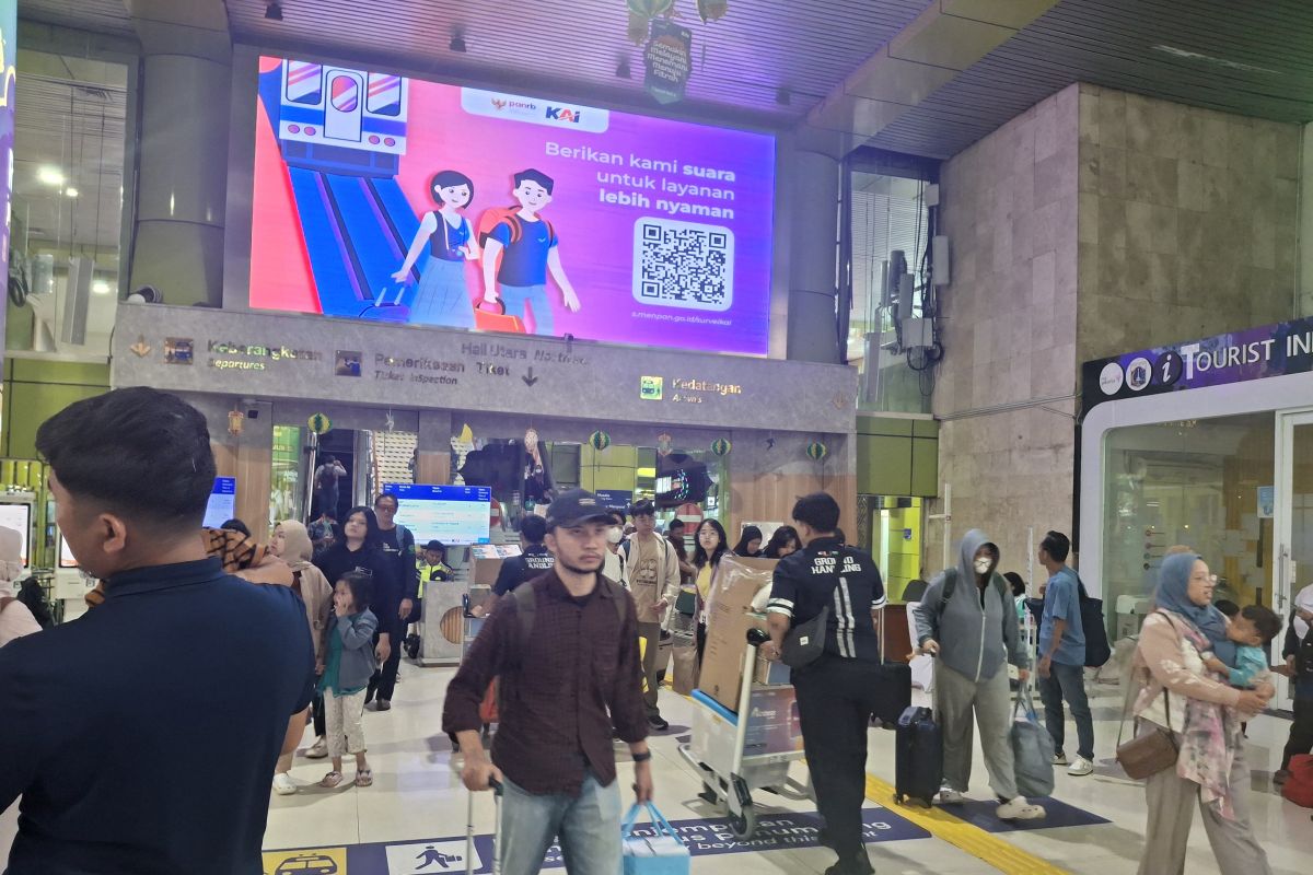 KAI Daop 1 pastikan layanan arus balik hingga Sabtu berjalan optimal