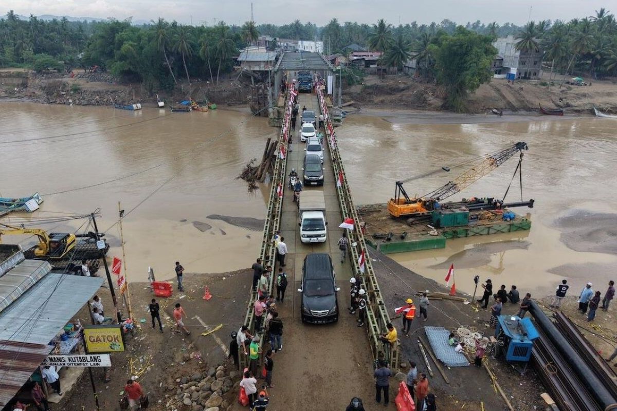 Satgas PRR: Tiga jenis jembatan darurat rajut konektivitas di Sumatera