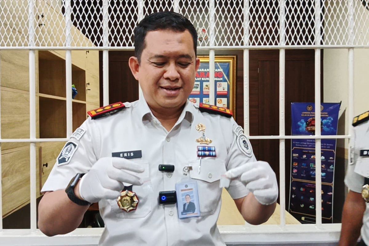 Petugas gagalkan penyelundupan sabu menggunakan kondom ke Lapas Banceuy Bandung