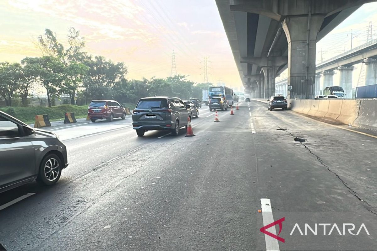 Jasamarga Transjawa perbaiki Km 28 Tol Jakarta-Cikampek