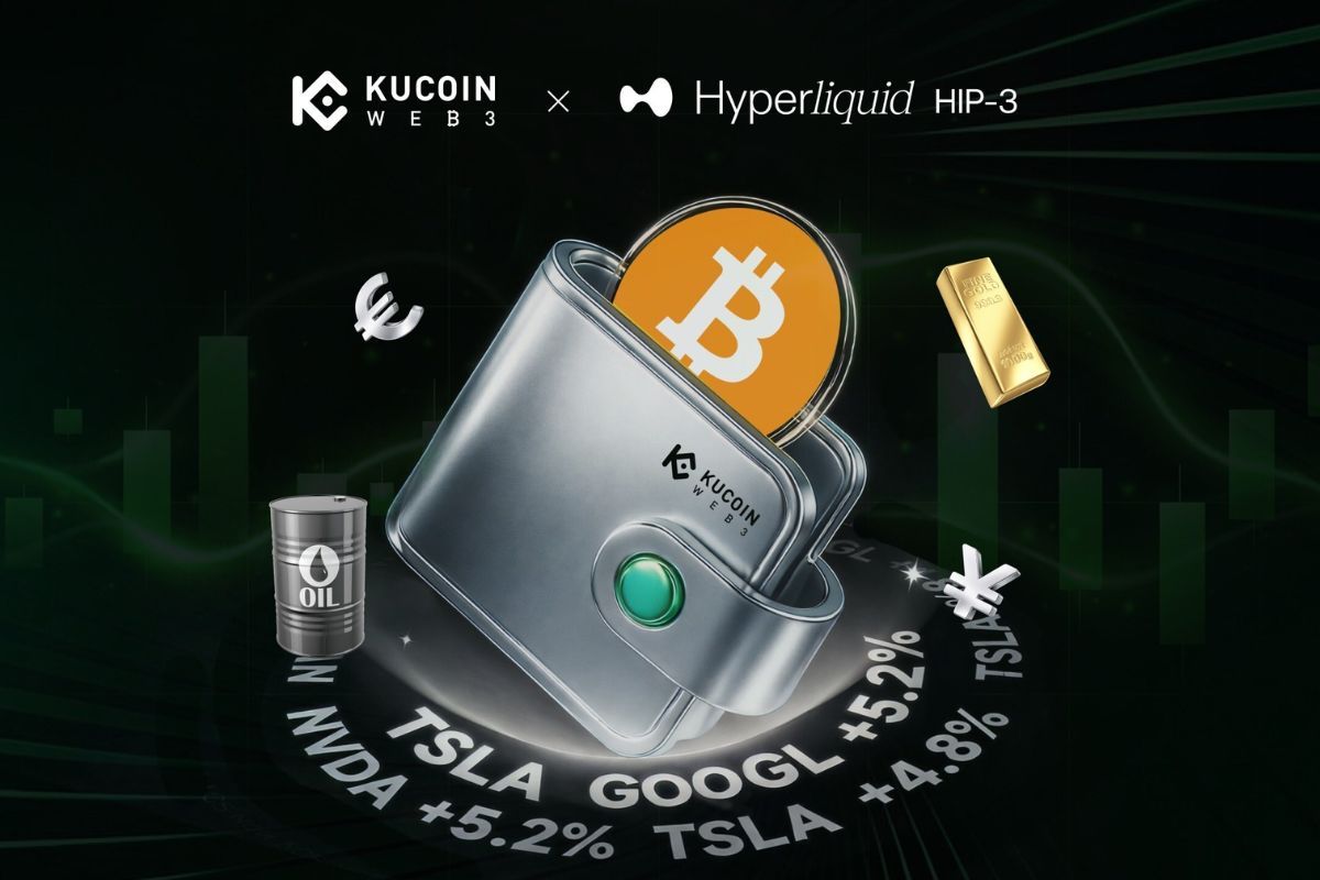 KuCoin Web3 Wallet Berekspansi ke Pasar Kontrak Perpetual Crypto + TradFi Setelah Terintegrasi dengan HIP-3