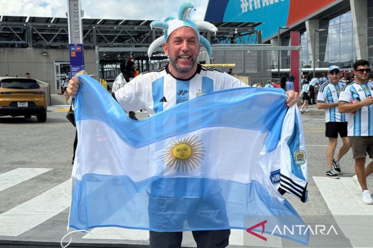 Lima jam jelang semifinal, suporter Argentina padati kawasan stadion