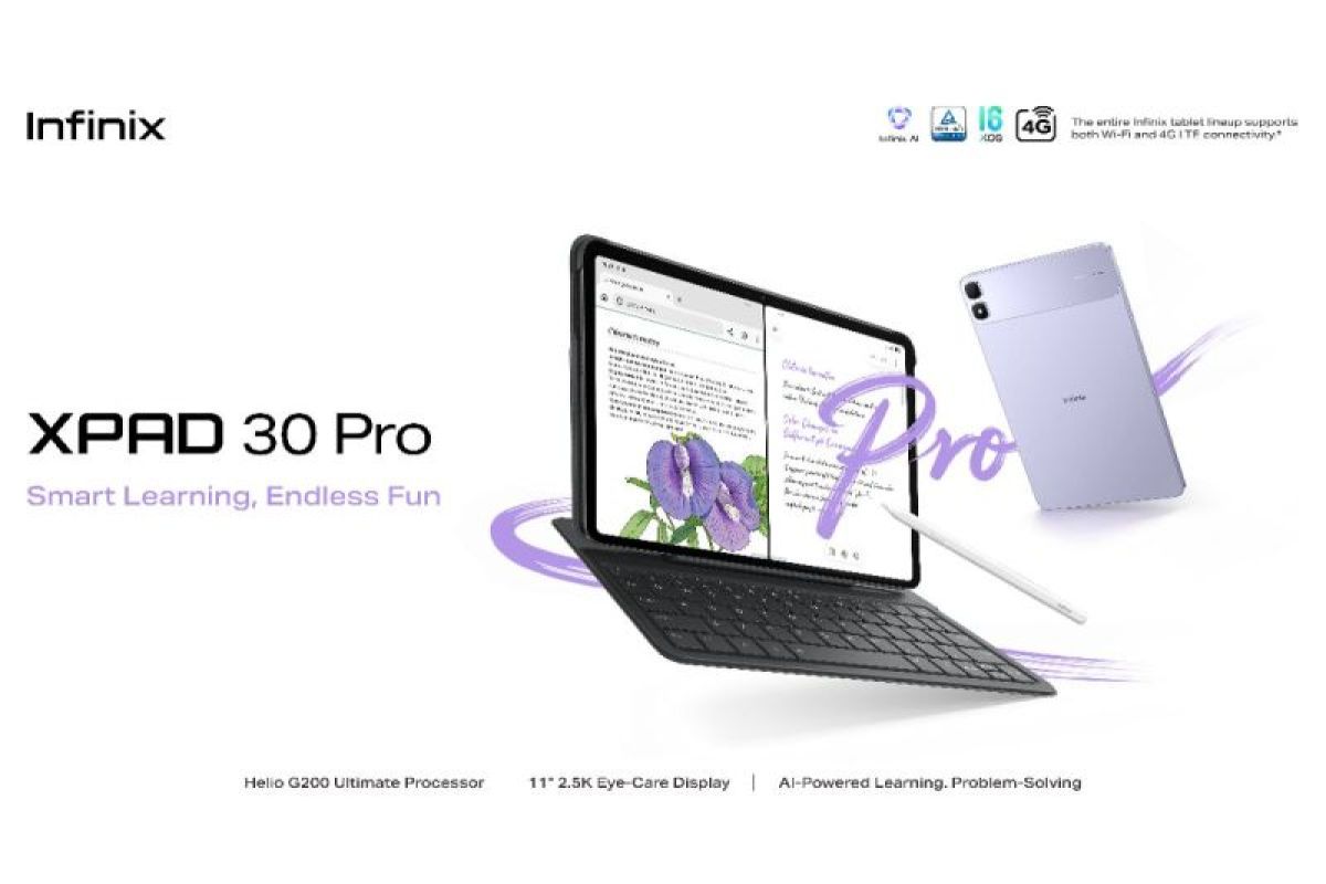 Infinix Resmi Luncurkan XPAD 30 Pro Secara Global, Tablet Serbaguna untuk Belajar dan Hiburan Generasi Muda