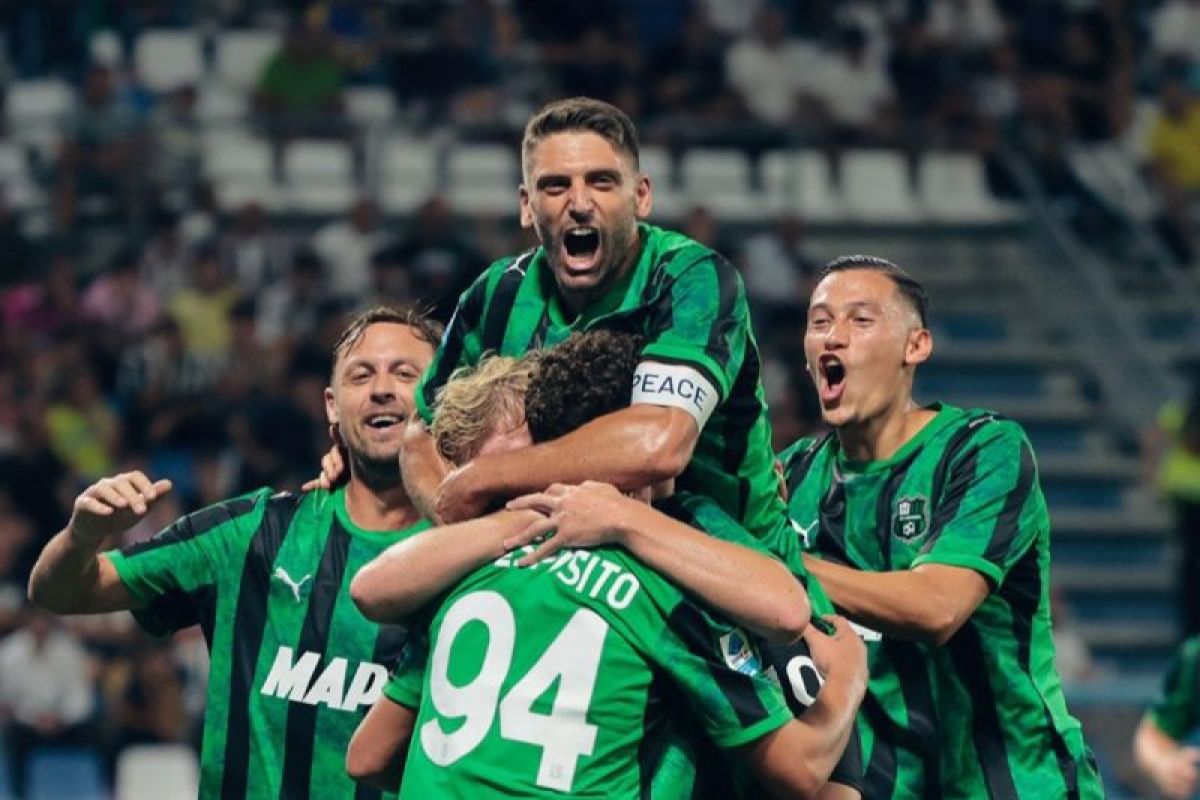 Sassuolo menang dramatis 3-2 atas Juventus