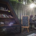 Perpustakaan bersama Bookhive di Jakarta
