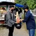 Takjil yang bisa ditukar dengan sampah