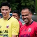 Kiper Madura United Hong Jeong-nam ingin belajar bahasa Indonesia