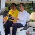 Airlangga Hartarto kenalkan tokoh muda Golkar kepada Jokowi