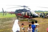 Helikopter jatuh di Baya Biru Bogobaida Paniai