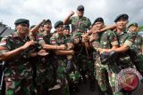 KEPULANGAN SATGAS PAMTAS DARAT RI-PNG