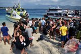 Wisatawan di Gili Matra tinggalkan pulau pascagempa