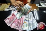 Rupiah akhir pekan terkoreksi melemah terpengaruh sentimen eksternal