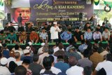 Cak Nun ceramah rohani di lapas Madiun