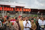 Presiden Jokowi resmikan terminal baru Bandara Tjilik Riwut Palangkaraya