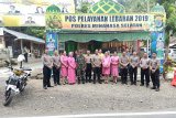 Kapolres Minsel tinjau Pos Pelayanan Maruwasey