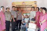 Polres Sangihe santuni penyandang disabilitas sambut Hari Bhayangkara