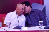 Erick Thohir mengaku tidak ada pembicaraan kabinet dengan Jusuf Kalla