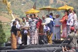 Lima anak berambut gimbal jalani ruwatan di Dieng Culture Festival