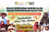 ACT: jutaan penerima manfaat kurban di Indonesia dan dunia