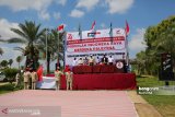 Warga Palestina ikut rayakan HUT ke-74 RI di Jalur Gaza