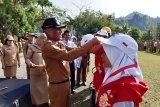 Peserta SMN Sulsel apel pagi bersama ASN Pemkot Jayapura