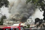 Asrama Polisi hangus terbakar