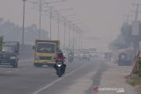 Jarak pandang di Pekanbaru anjlok jadi tinggal 500 meter
