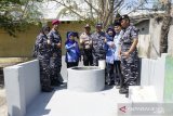 Lantamal VI buatkan sumur untuk masyarakat Pulau Barrang Lompo
