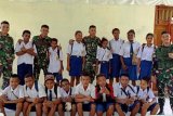Satgas Yonif 713/ST gelar penyuluhan bahaya narkoba kepada pelajar