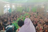 ACT Lampung berikan sosialisasi peduli kemanusiaan kepada pelajar.