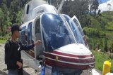 KKB tembak helikopter milik PT Intan Angkasa Air Service di Kabupaten Puncak