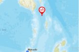 Gempa magnitudo 5,6 getarkan barat laut Melonguane Talaud