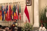 Wapres JK berpidato terakhir, Sri Mulyani dan Retno Marsudi terharu