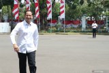 Nadiem Makarim mendatangi istana kepresidenan