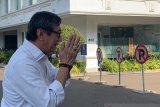 Yasonna datang ke Istana Presiden diikuti Budi Karya dan Moeldoko