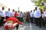 JK disambut tarian Angngaru di Makassar