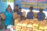 BNN Sumut amankan 4 tersangka dan 143 kg ganja jaringan Aceh