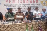 Kanwil Bea Cukai Sulbagsel musnahkan 21,2 juta batang rokok ilegal